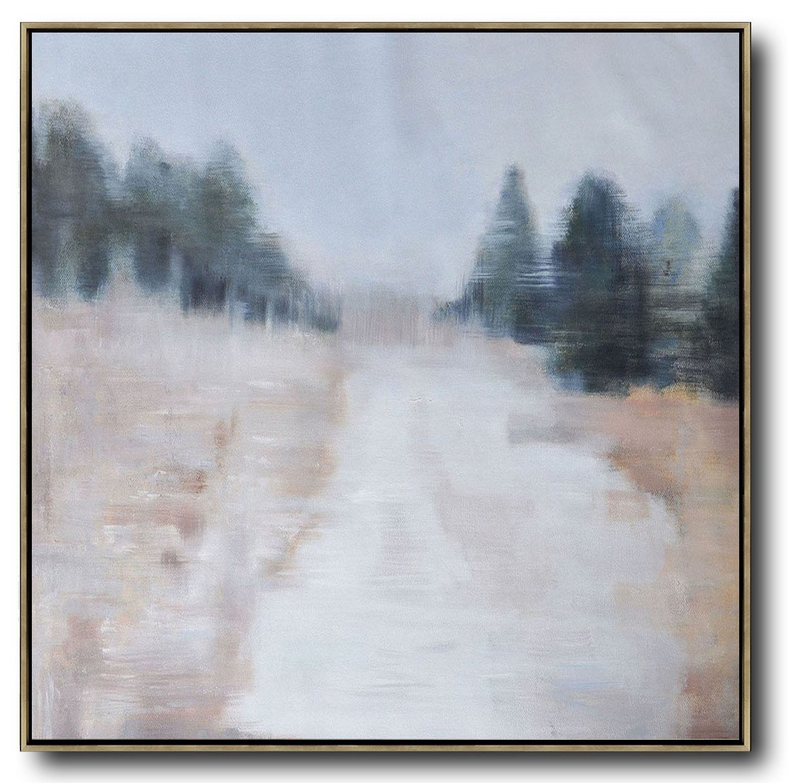Abstract Landscape Oil Painting #LX19A - Click Image to Close